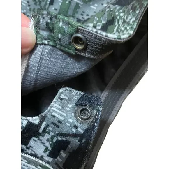 Sitka Men's XL Downpour Green Camp Goretex Belted Hunting Outdoor Pants